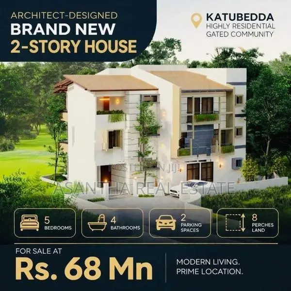 (AFA72) Brand new 2-story house Sale At Katubeda Moratuwa