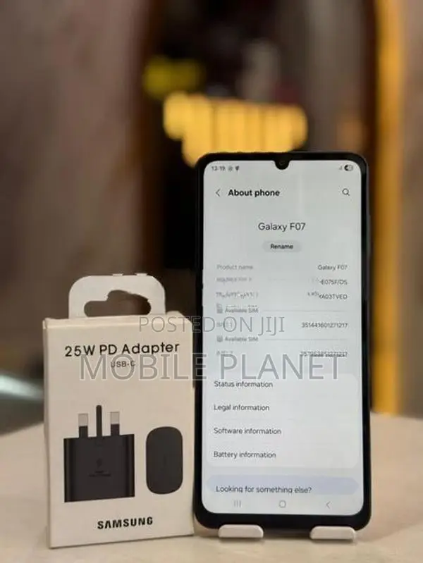 Samsung Galaxy F07 4GB 64GB (Used)