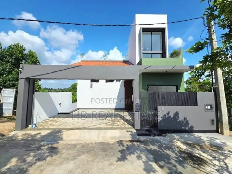 Paddy Field Facing Newly Built Three Storey House - Kottawa