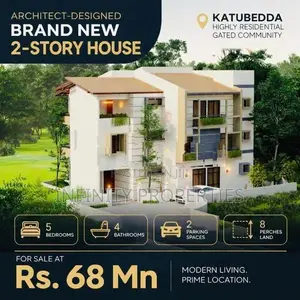 (AFA104) Designed brand new 2-story house Sale At Katubeda Moratuwa