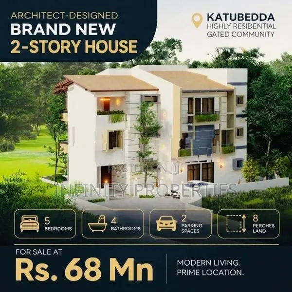 (AFA104) Designed brand new 2-story house Sale At Katubeda Moratuwa