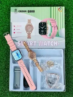 Crown Q700 Ladies Smart watch + Jewelery Set