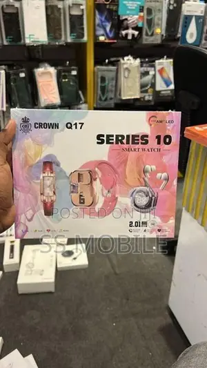 Crown Q700 Ladies Smart watch + Jewelery Set