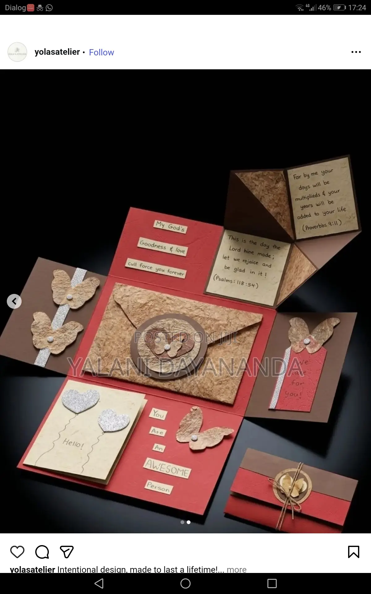 Custom Hand Crafted Cards for Any Occation