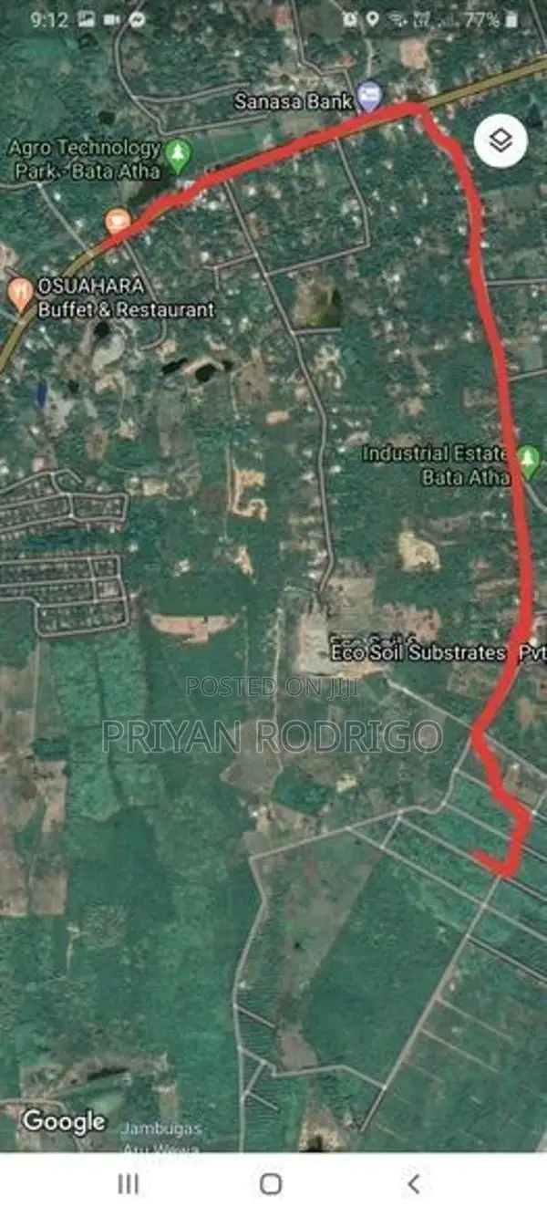40 Perch Land with Teak Plantation in Bata Atha, Tangalle.