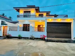 Wooden Floor Brand New Upstairs 4 Bed Rooms House For Sale in Negombo