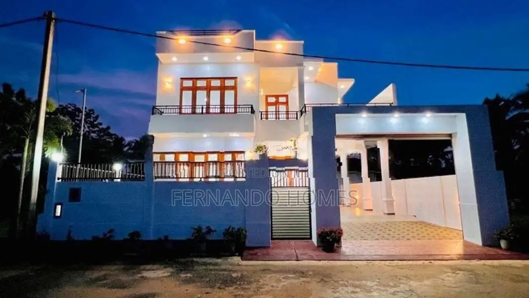 3 Floors Box Modern Type Gated Community Luxury House For Sale Negombo