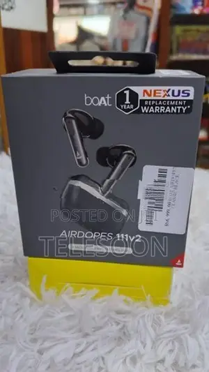 Boat Airdopes 111V2 Classic Black