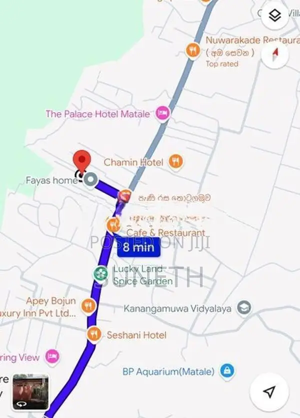 Land for sale in Matale