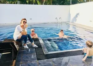 Swimming Pool 26 Perches Land Luxury Villa 2 BR Sale Katana Negombo