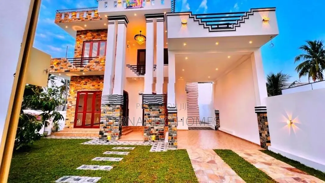 Wider Road Access Super Modern Design 4 BR Luxury House For Sale Negom