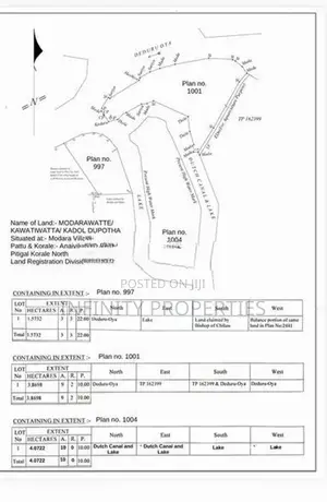(AFA203) Water Front 23.5 Acre Land Sale At Chilaw