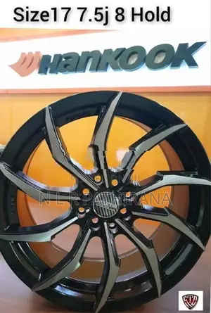 17 inch 8 hold alloy wheels
