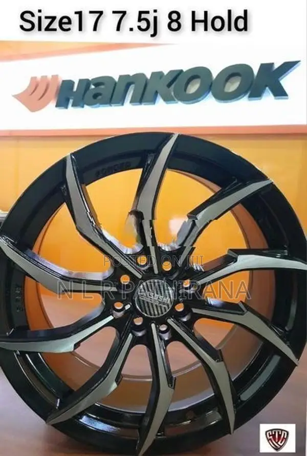 17 inch 8 hold alloy wheels