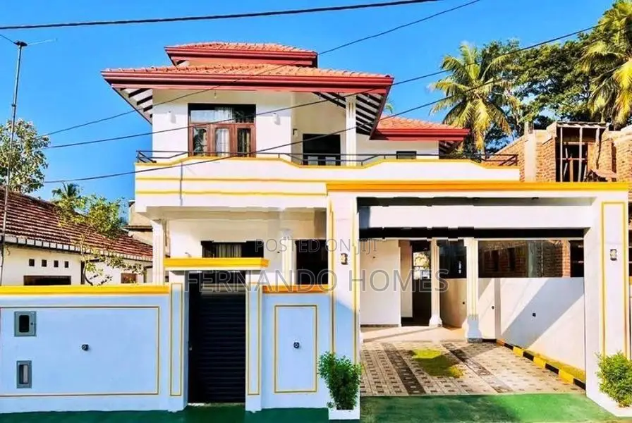 An Upstairs Walking Distance To Bus Road New Luxury House Sale Negombo