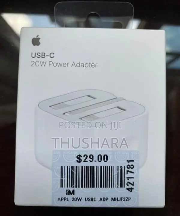 USB-C Apple iPhone 20W Power Adapter