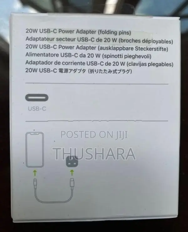 USB-C Apple iPhone 20W Power Adapter