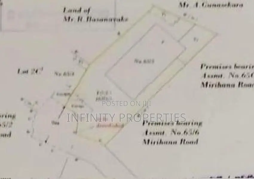 (AF883) 18.5 P Land With House Sale At Jubbli Post Nugegoda