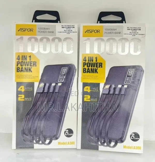 POWER BANK 10000mAh ASPOR A300
