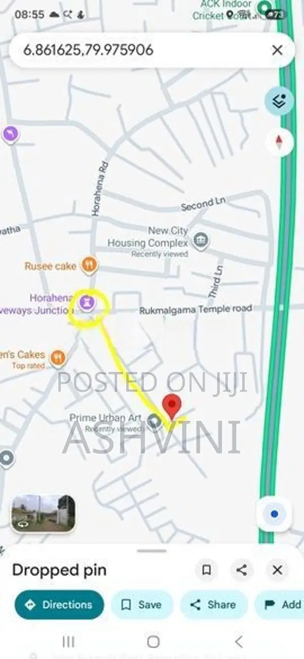 Kottawa Horahena Residential Land for Sale Next to Prime Urban Art