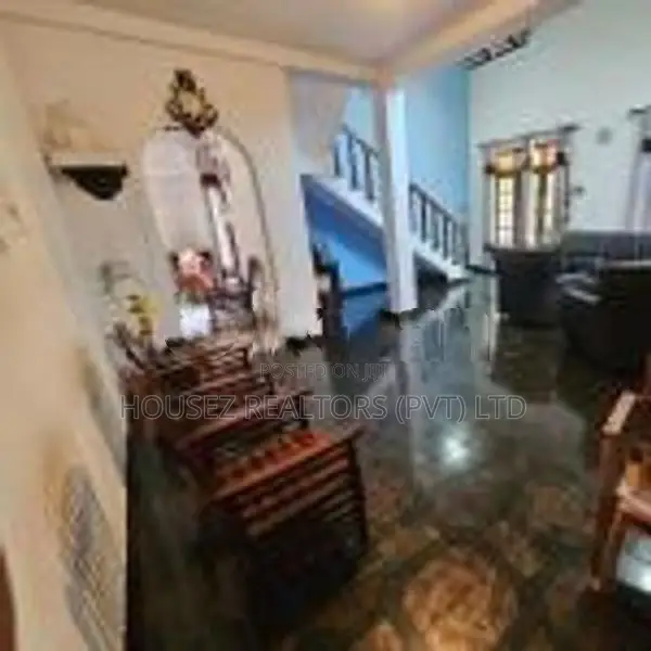Land with Valuable Two-Story House for Sale in Gampaha