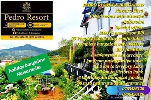 Pedro Resort Bungalow Shorterm Rent Nuwaraealiya