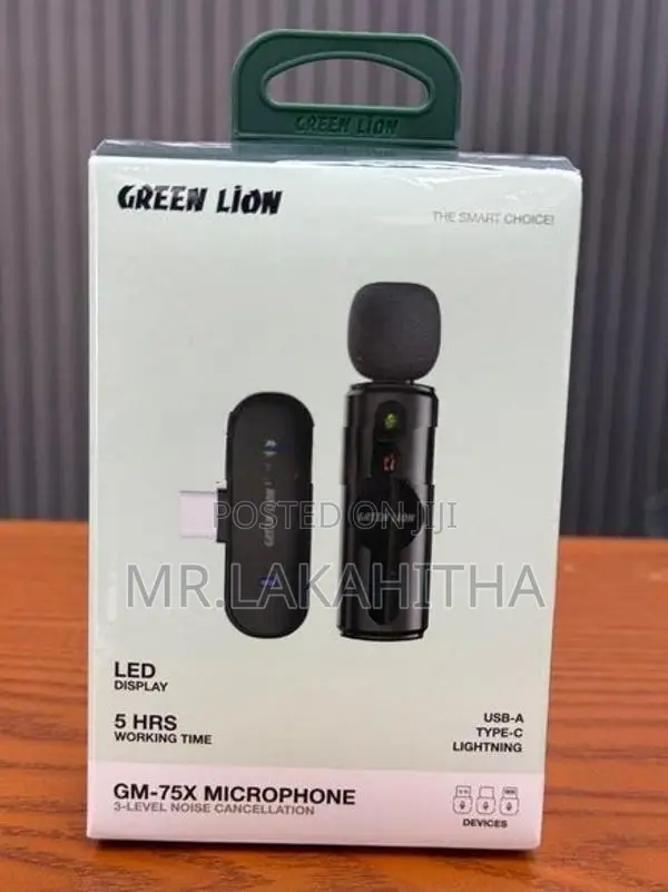 COLLER MIC GREEN LION GM-75X |SINGLE PERSON