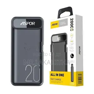 20000mAh ASPOR A396 POWER BANK