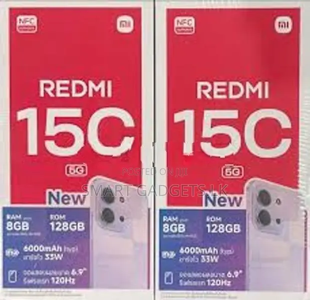 Xiaomi Redmi 15C 5G|4GB|128GB|5000mAh (Brand New)