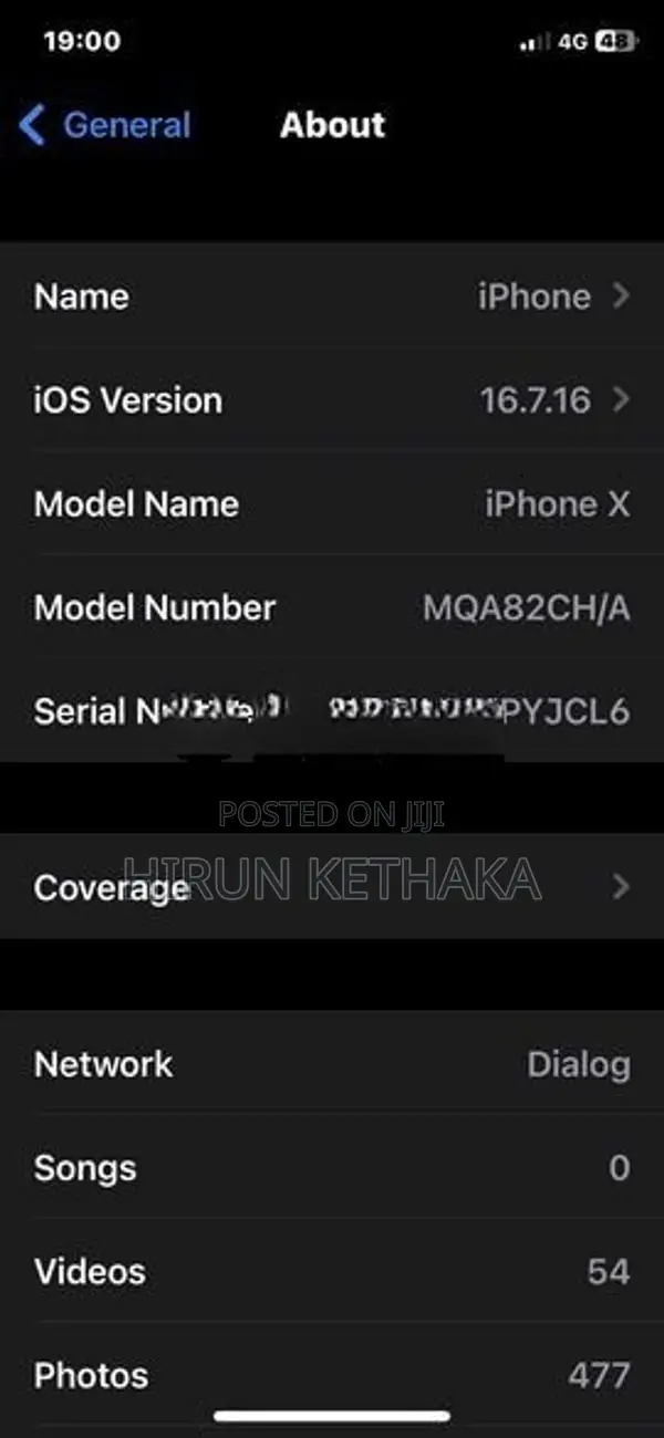 Apple iPhone X (Used)