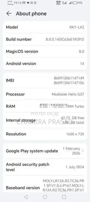 Honor X7a (Used)