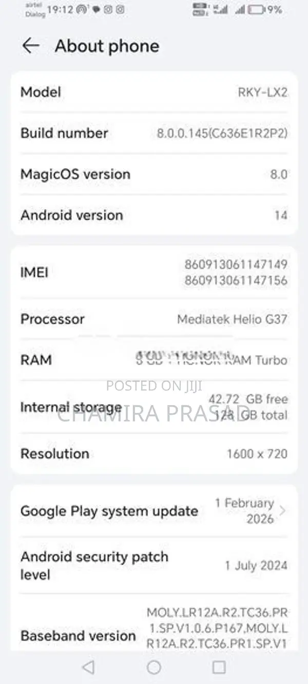 Honor X7a (Used)