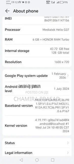 Honor X7a (Used)
