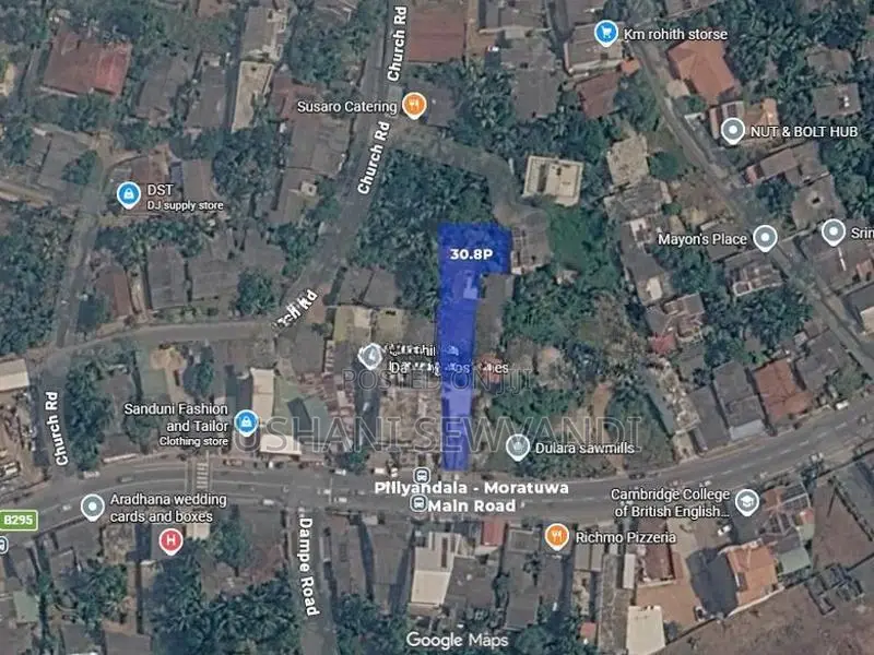 Commercial Land with Building for Sale Piliyandala