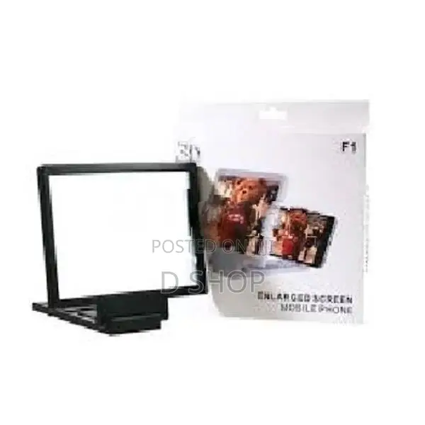 Portable Magnifier 3D Screen Mobile stand