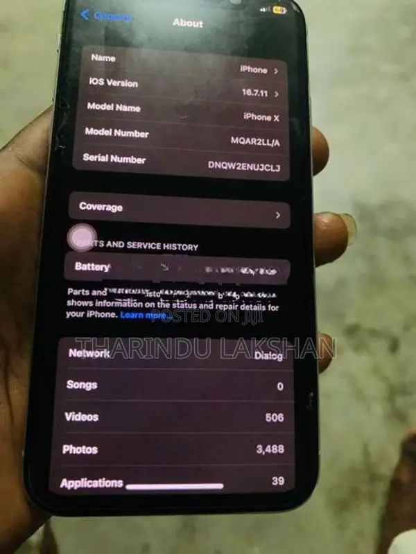 Apple iPhone X 64GB (Used)