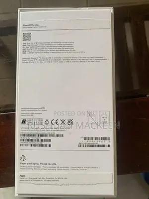 Apple iPhone 17 Pro Max 256 (Brand New)