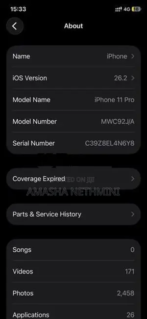 Apple iPhone 11 Pro (Used)
