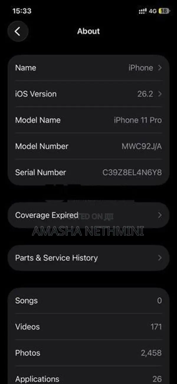Apple iPhone 11 Pro (Used)