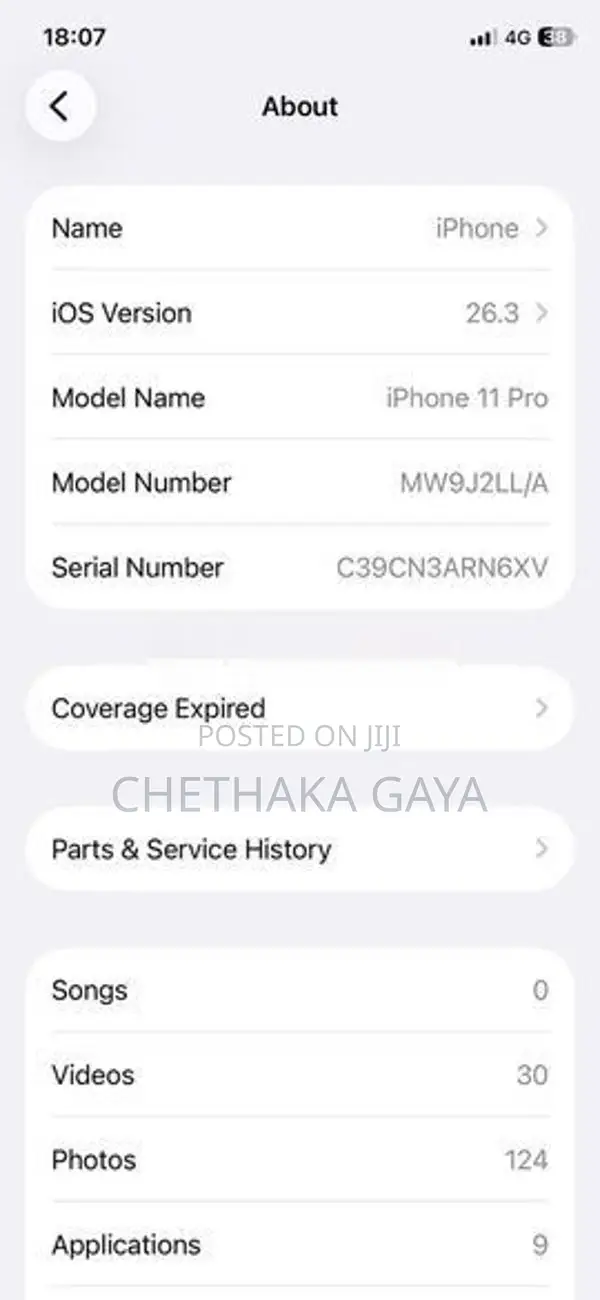 Apple iPhone 11 Pro (Used)
