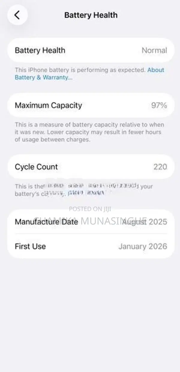 Apple iPhone 15 128GB (Used)