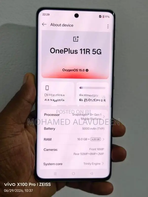 OnePlus 11R 16GB 256GB (Used)
