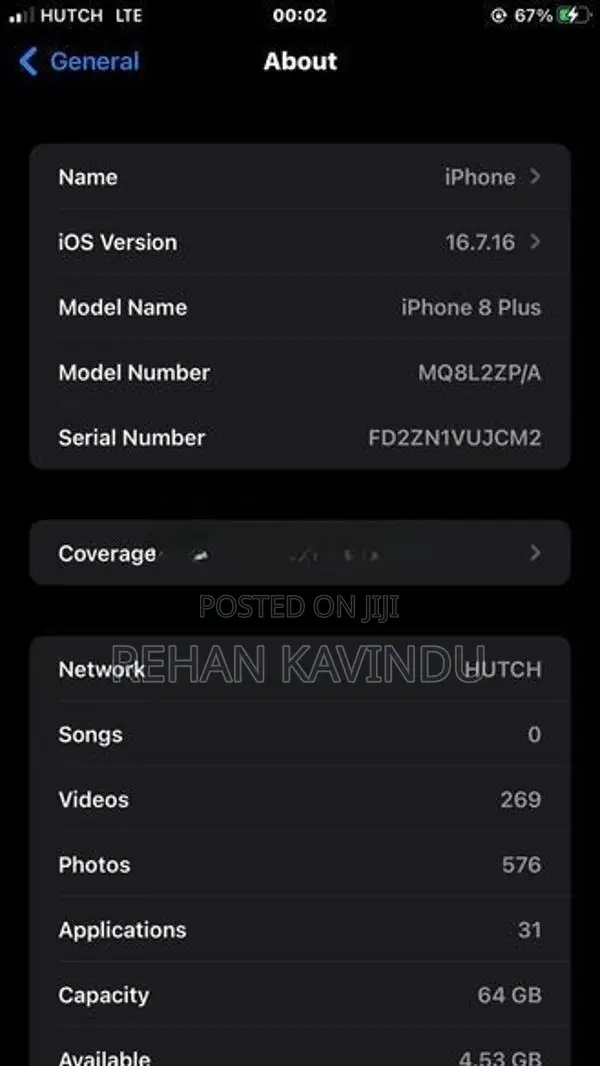 Apple iPhone 8 Plus (Used)