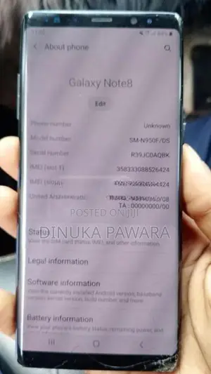 Samsung Galaxy Note 8 (Used)