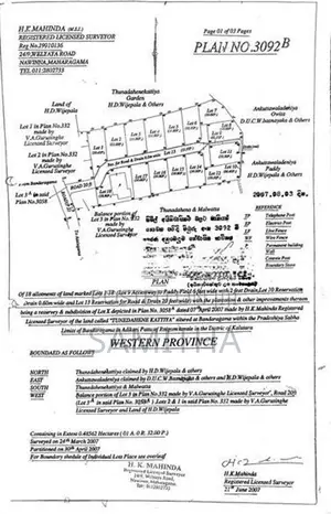 Land for Sale in Bandaragama Town