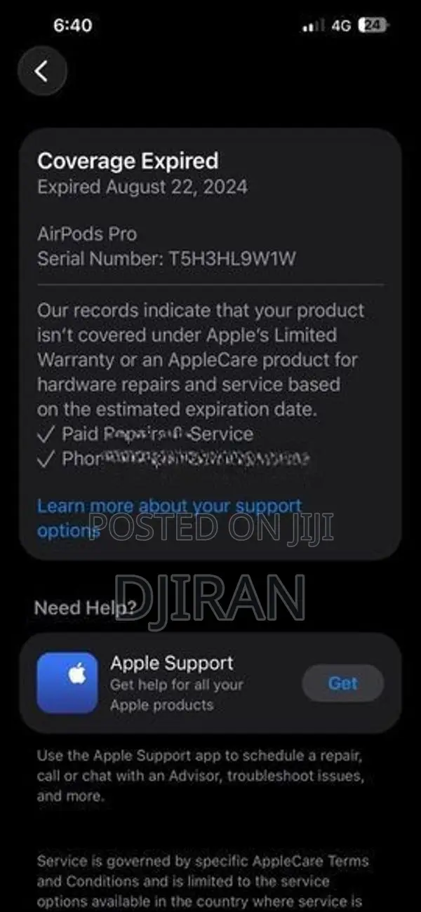 Apple Airpods Pro 2 A2698