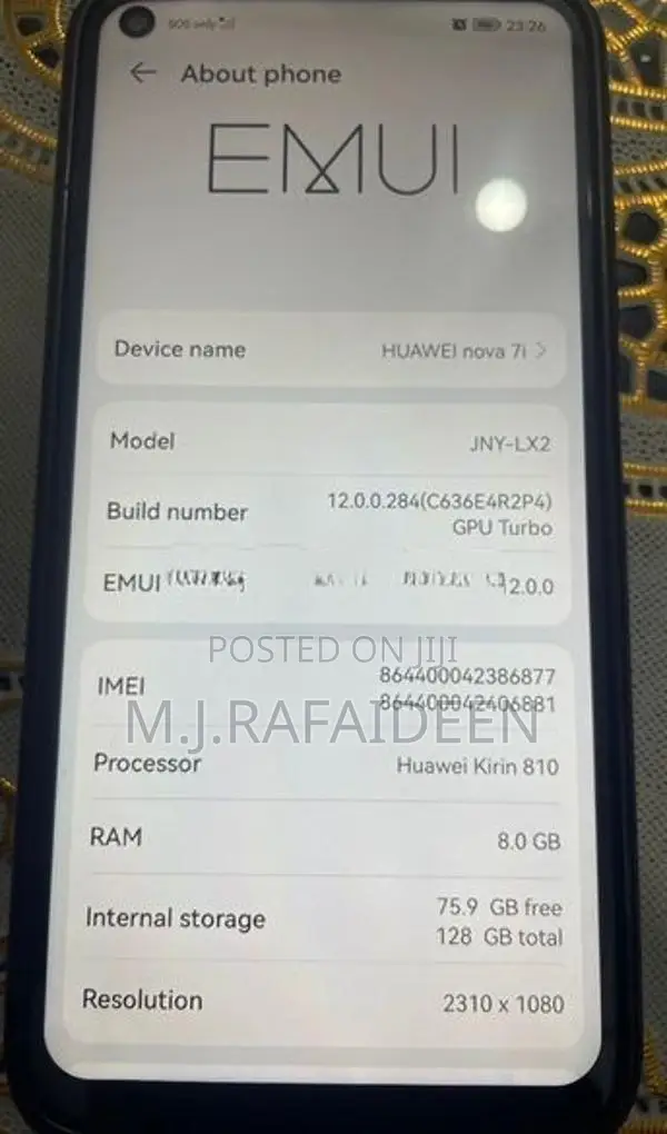 Huawei Nova 7i (Used)