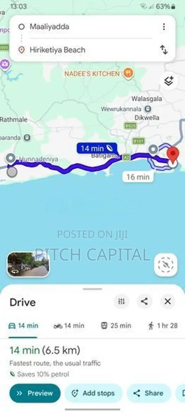 Weligama සුන්දර වෙරළ තීරයට ලඟින්ම ඉඩමක්