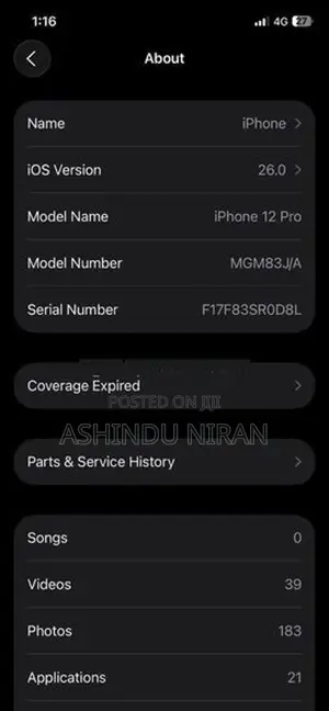 Apple iPhone 12 Pro (Used)