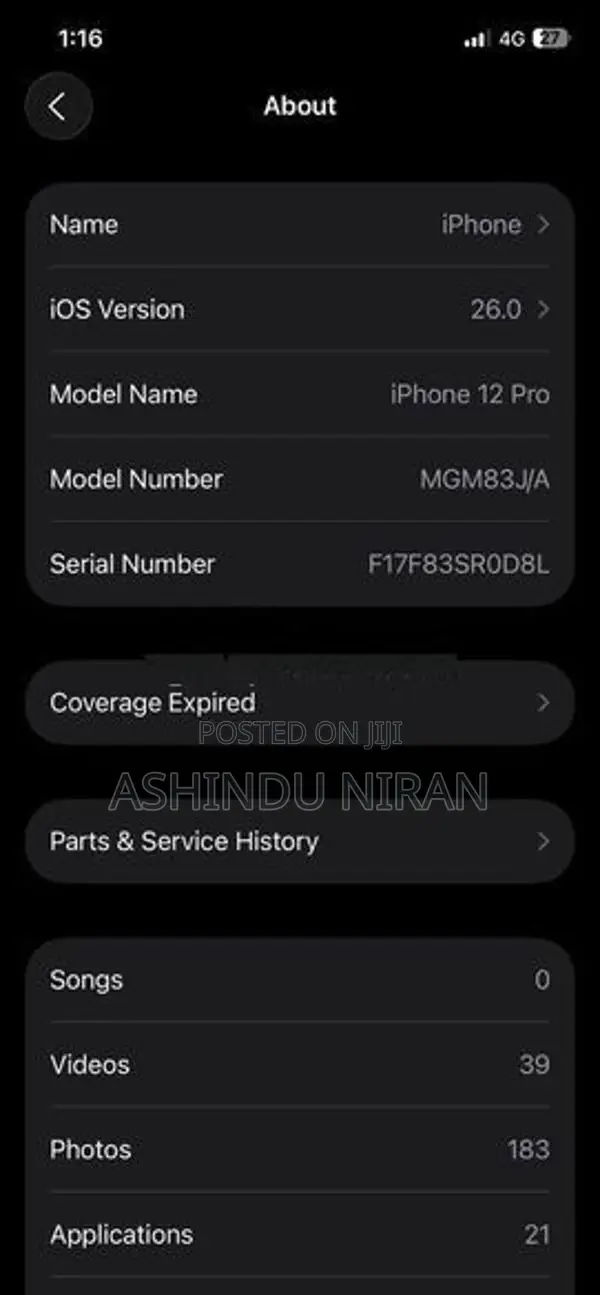 Apple iPhone 12 Pro (Used)